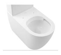 Villeroy & Boch Subway 2.0 WC à fond creux sans bord pour combinaison, ovale, au sol, DirectFlush, 370x700x400mm, 5617R001, Couleur: Blanc