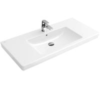 Villeroy & Boch Subway 2.0 lavabo 100x47 cm rectangulaire classique-de meuble-avec plateau blanc brillant 7175A0R1
