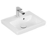 Villeroy und Boch Subway 2.0 lave-mains 7315F5R1 45 x 37 cm, avec trop-plein, Blanc Alpin CeramicPlus