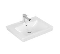 Villeroy & Boch Subway 2.0 lavabo - dessous meulé 60x47cm - avec trou de robinet avec trop-plein 71136GR1
