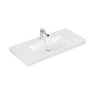 Villeroy & Boch Subway 2.0 lavabo-meuble - meulé 100x47cm - avec trou de robinet avec trop-plein ceramic+ blanc 71751gr1