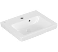 Villeroy & Boch Subway 2.0 lave-mains, 1 trou pour robinet, avec trop-plein, 450x370mm, 731545R1, Couleur: Céramique blanche Plus