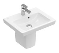 Villeroy & Boch Subway 2.0 lave-mains 50x40cm - 1 trou de robinet avec trop-plein blanc 73155001