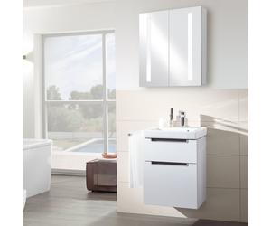 Villeroy & Boch Subway 2.0 Meuble avec vasque et armoire de toilette My View 14, 7315F0R1+A90710DH+A4206000, My View 14