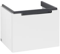 Villeroy & Boch Subway 2.0 Villeroy & Boch A68610MS 53,7x42x42,3cm, 2000 coulissant, poignée chromé , blanc mat