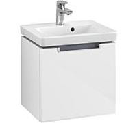 Villeroy & Boch Subway 2.0 - meuble sous-lavabo A68400DH 44 x 42 x 35,2 cm, blanc brillant, poignées mates