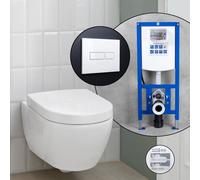 Villeroy & Boch Subway 2.0 ViFresh Pack complet cuvette suspendue et bâti-support neeos,, 5614A1T2+16601WH#SET,