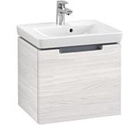 Villeroy & Boch Subway 2.0 Villeroy & Boch A68510E8 48,5x42x38cm, 2000 coulissant, poignée chromé , bois blanc