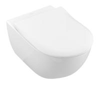 Villeroy & Boch Subway 2.0 WC suspendu sans bride avec abattant Slimseat avec softclose et quick release ceramic+ blanc 5614r2r1