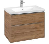 Villeroy & Boch Subway 3.0 armoire 77.2x46.2x57.6 cm sous-lavabo suspendu chêne C57400RH