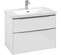 Villeroy und Boch Subway 3. 1930 C57400VE 77,2x57,6x47,8cm, sans LED / poignée aluminium brillant, blanc brillant