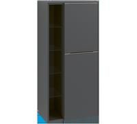 Villeroy & Boch Subway 3.0 armoire centrale, 2 portes butée à droite, 574x1200x362mm, C59900AB, Couleur: façade/corps : black oak, poignée : aluminium brillant