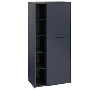 Villeroy & Boch Subway 3.0 armoire centrale, 2 portes butée à droite, 574x1200x362mm, C59902VQ, Couleur: Avant/carcasse : Bleu marine, Poignée : Bleu marine