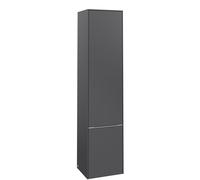 Villeroy & Boch Subway 3.0 armoire - haute 171x40cm - 2 porte 1 étagère droite graphite c58700vr