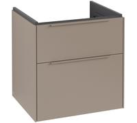 Villeroy und Boch Subway 3. 1930 C578L2VM 57,2x57,6x47,8cm, avec LED / poignée monochrome, taupe