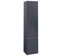 Villeroy & Boch Subway 3.0 Armoires hautes, 2 portes, charnières à gauche, 400x1710x362mm, C58600VQ, Couleur: Face/carcasse : bleu marine, poignée : aluminium brillant