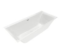 Villeroy & Boch Subway 3.0 baignoire - 180x80cm - rectangulaire encastrée système de remplissage intégré alpin blanc ubq180sbw2tdv-01