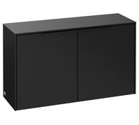 Villeroy & Boch Subway 3.0 Buffet, 2 portes, 728x423x256mm, C60001VL, Couleur: Façade/carcasse : Noir volcan, poignée : Noir volcan