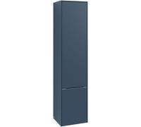 Villeroy & Boch Subway 3.0, élément haut, 2 portes stop (charnière) gauche, 2, C58600VQ, Couleur: Face/carcasse : bleu marine, poignée : aluminium brillant