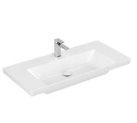 Villeroy & Boch Subway 3.0 lavabo 100x47 cm rectangulaire classique-de meuble blanc 4A70A301