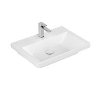 Villeroy & Boch Subway 3.0 Lavabo - 650 x 470 x 165 stone white mat (blanc) CeramicPlus - sans trop-plein 4A7066RW