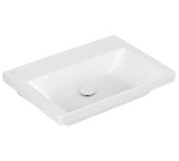 Villeroy & Boch Subway 3.0 lavabo 65x47 cm rectangulaire classique-de meuble blanc 4A7068R1