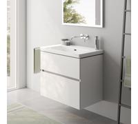 Villeroy & Boch Subway 3.0 Lavabo avec meuble bas evineo ineo5 evo l: 78 cm, 2 tiroirs, avec poignée encastrée,, 4A708301+BE0724WM,