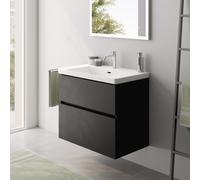 Villeroy & Boch Subway 3.0 Lavabo avec meuble bas evineo ineo5 evo l: 78 cm, 2 tiroirs, avec poignée encastrée,, 4A7081RW+BE0724BM,