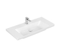 Villeroy & boch subway 3.0 lavabo de meuble 100x47x16.5cm rectangle 1 trou pour robinet sans trou de trop-plein blanc alpin gloss ceramic 4a70a201