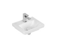 Villeroy & Boch Subway 3.0 lave-mains 37x30.5x13.5cm - avec 1 trou de robinet sans trou de trop-plein Blanc Ceramic+ 437038r1