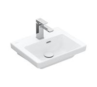 Villeroy und Boch Subway 3. 1930 lave-mains 437045RW 45x37cm, avec trou pour robinetterie / avec trop-plein, pierre blanche C-plus