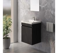 Villeroy & Boch Subway 3.0 Lave-mains avec meuble bas evineo ineo5 evo l: 48 cm, 1 porte, avec poignée encastrée,, 4370FF01+BE0728BM,