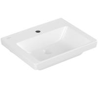 Villeroy & Boch Subway 3.0 lave-mains, rectangulaire, 1 trou pour robinet, sans trop-plein, 500x400mm, 437051RW, Couleur: Blanc pierre CéramiquePlus