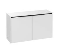 Villeroy & Boch Subway 3.0 - Meuble latéral avec 2 portes 728x423x256mm blanc pur/blanc pur