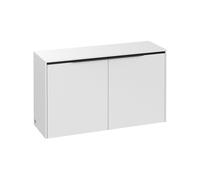 Villeroy & Boch Subway 3.0 - Meuble latéral avec 2 portes 728x423x256mm blanc pur/blanc pur