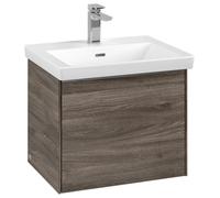 Villeroy & Boch Subway 3.0 Meuble sous-lavabo, 1 tiroir, 523x429x448mm, C57900RK, Couleur: Façade/carcasse : chêne rouvre, poignée : aluminium brillant