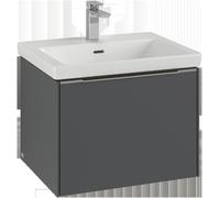 Villeroy & Boch Subway 3.0 Meuble sous-lavabo, 1 tiroir, 572x429x478mm, C57702AF, Couleur: façade/corps : Soft Green, poignée : Soft Green