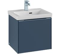 Villeroy & Boch Subway 3.0 Meuble sous-lavabo, éclairage LED, 1 tiroir, 473x429x408mm, C580L0VJ, Couleur: Façade/carcasse : chêne nordique, poignée : aluminium brillant