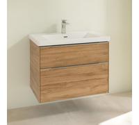Villeroy und Boch Subway 3. 1930 C57400RH 77,2x57,6x47,8cm, sans LED / poignée aluminium brillant, chêne kansas