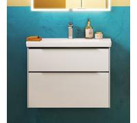 Villeroy und Boch Subway 3. 1930 C576L1VE 62,2x57,6x47,8cm, avec LED / poignée Volcano noir, blanc brillant