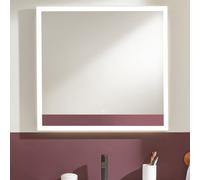 Villeroy & Boch Miroir Subway 3 1930 A4638000 – cadre aluminium, 80 x 75 x 4,75 cm, blanc mat
