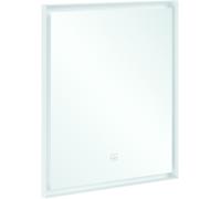 Villeroy & Boch Subway 3.0 Miroirs avec éclairage LED, rectangulaire, 650x750x47,5mm, A4636500, Couleur: Blanc Mat