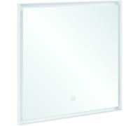 Villeroy & Boch Subway 3.0 Miroirs avec éclairage LED, rectangulaire, 800x750x47,5mm, A4638000, Couleur: Blanc Mat