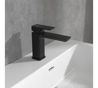 Villeroy & Boch Mitigeur lavabo Subway 3.1930 monocommande sans garniture de vidange noir mat