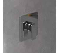 Villeroy und Boch Subway 3. 1930 kit de montage final TVS11200200061 mitigeur de douche encastré, montage mural, chromé