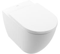 Villeroy & Boch Subway 3.0 WC à chasse d'eau profonde, au sol, ovale, sans bord, TwistFlush, 370x595x400mm, 4671T0R1, Couleur: Céramique blanche Plus