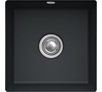 Villeroy & Boch V&B Évier sous-plan Subway 50 SU avec garniture vidage, commande manuelle, noir pur Quantité:1