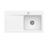 Villeroy & Boch Subway Style 50 Flat Évier de cuisine, 33512FRWHL2,