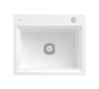 Villeroy & Boch Subway Style 60 S Flat Évier de cuisine, 33662FRWHL1,
