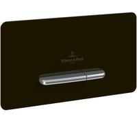 Villeroy & Boch Supreo bouton de chasse d'eau pour WC noir V99442RB